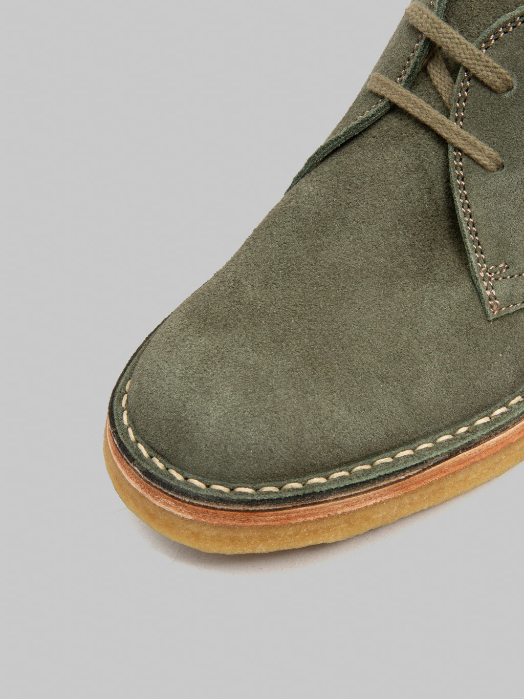 John Lofgren Military Desert Boots Japanese Suede Boots Olive