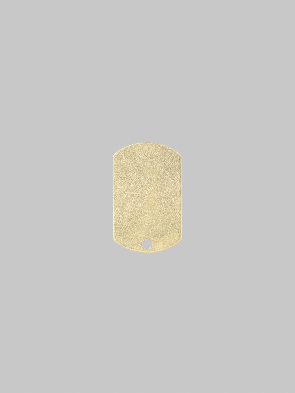 Kobashi Dog Tag Medium brass back