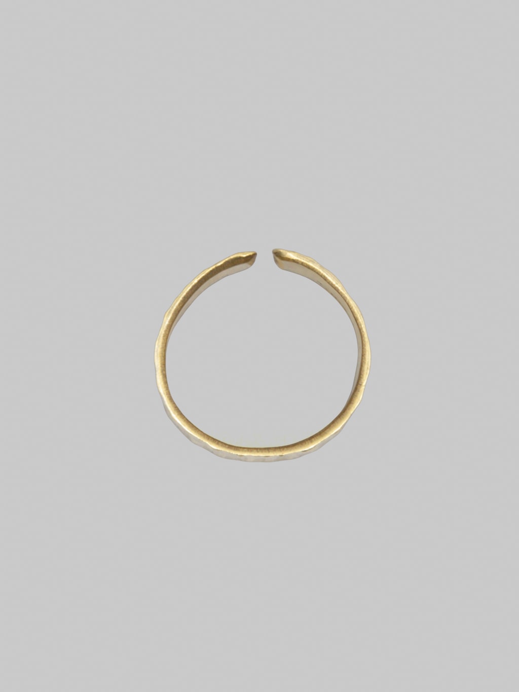 Kobashi Studio Handmade Bandana Ring Tsuchime Tate (Vertical)