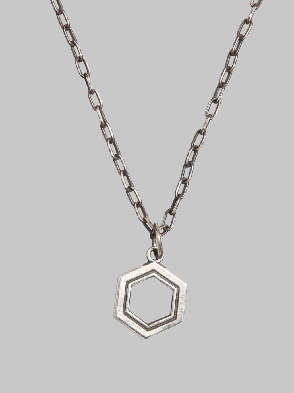 Kobashi Studio "Kikkou-Aki" Hexagon Charm Large Silver 925