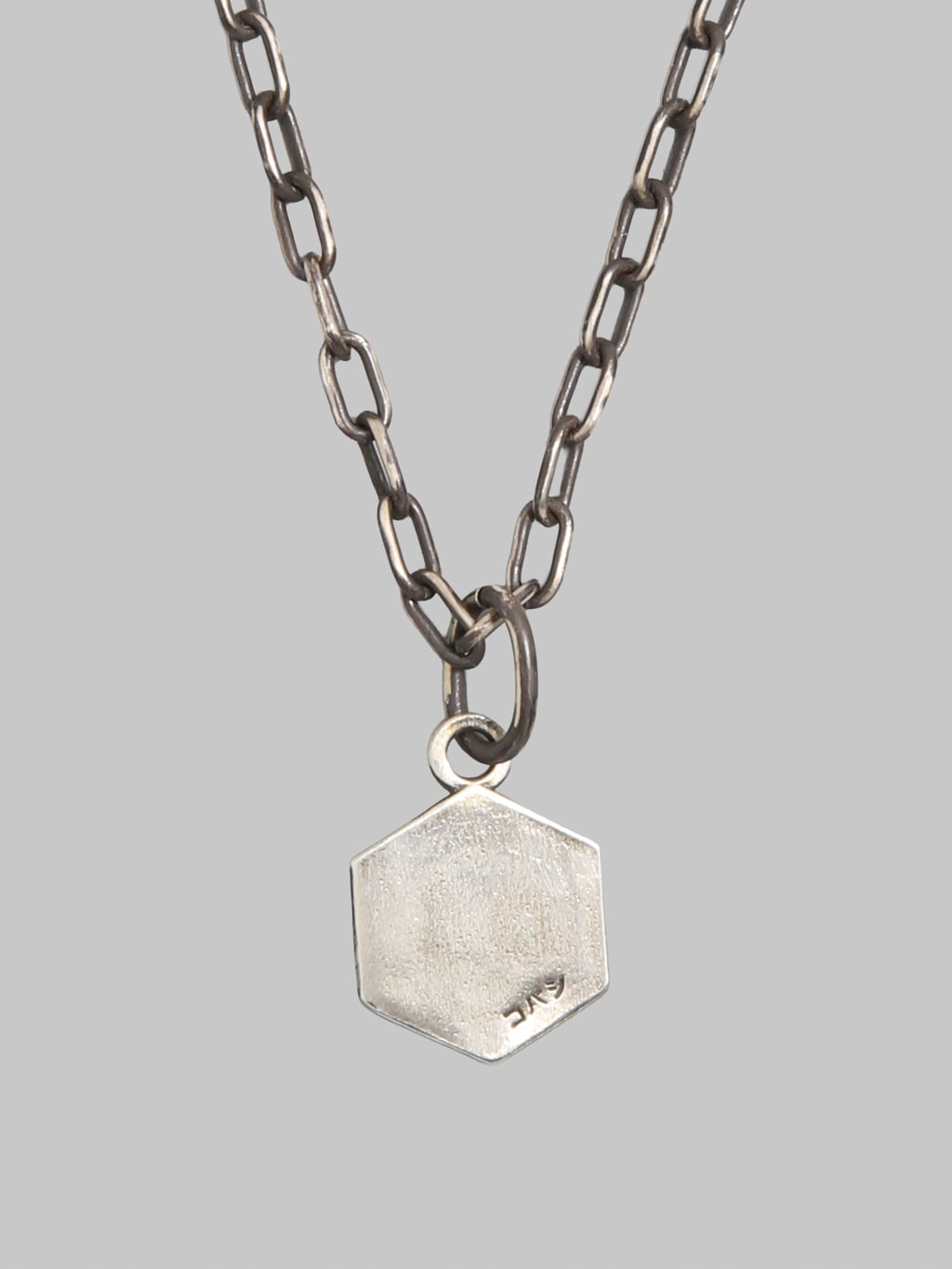Kobashi Kikkou Hexagon Charm Medium Silver 925 back
