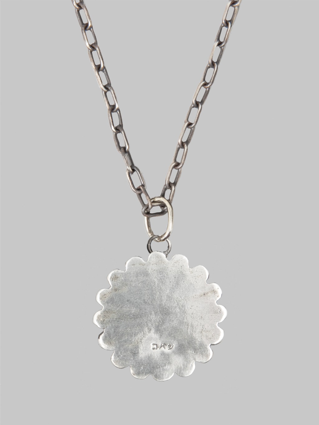 Kobashi Studio Kikumon Charm Large Silver 925 back