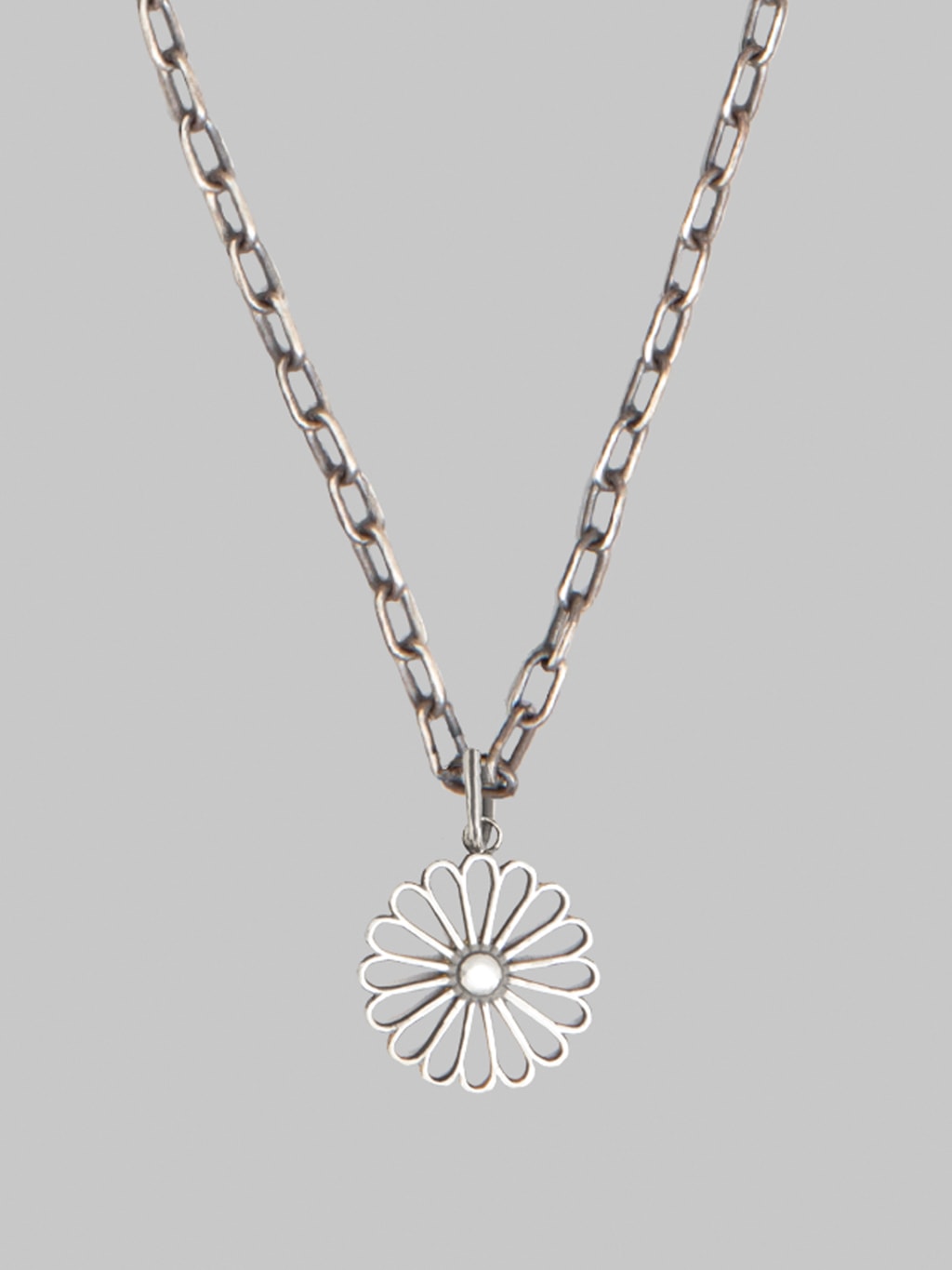 Kobashi Studio Kikumon Sukashi Charm Large Silver 925 petal
