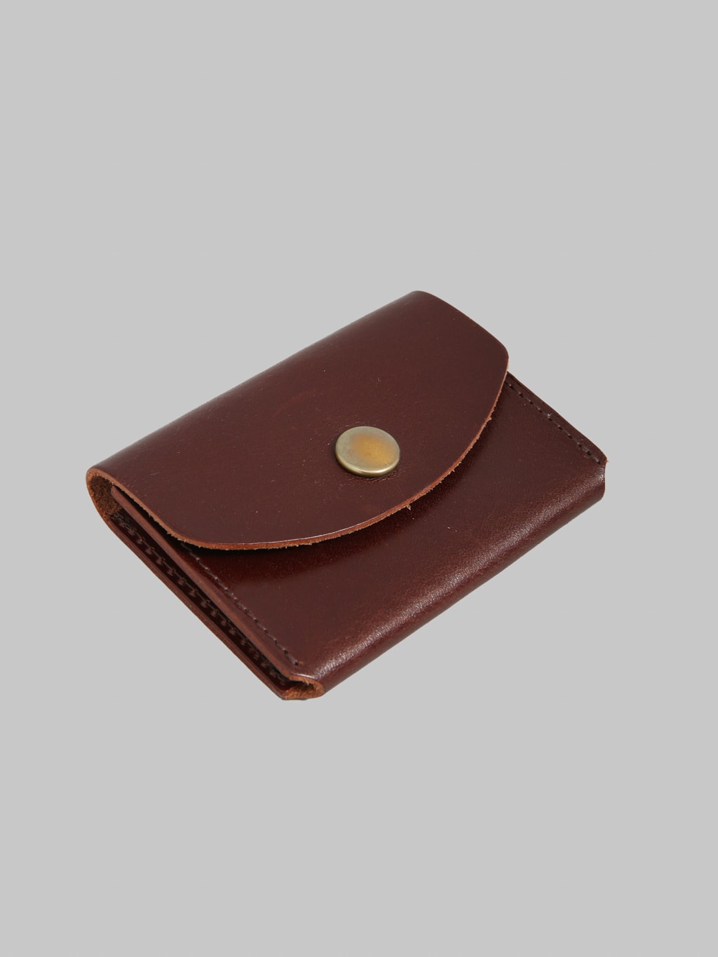 Kobashi Studio Leather Card Case Brown - Redcast Heritage Co.
