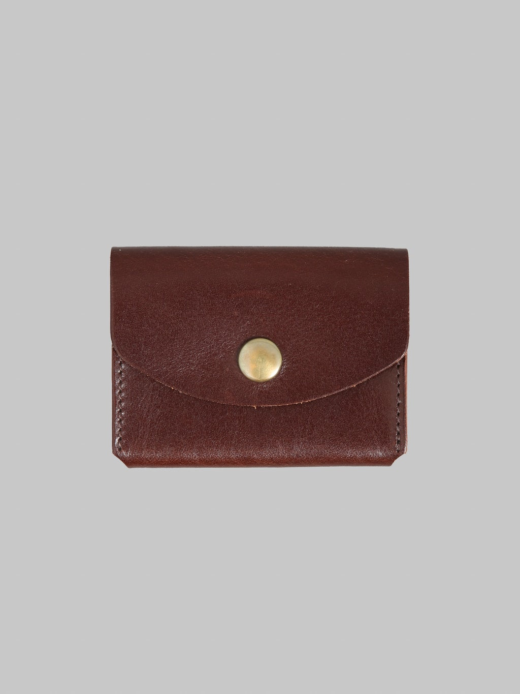 Kobashi Studio Leather Card Case Brown - Redcast Heritage Co.
