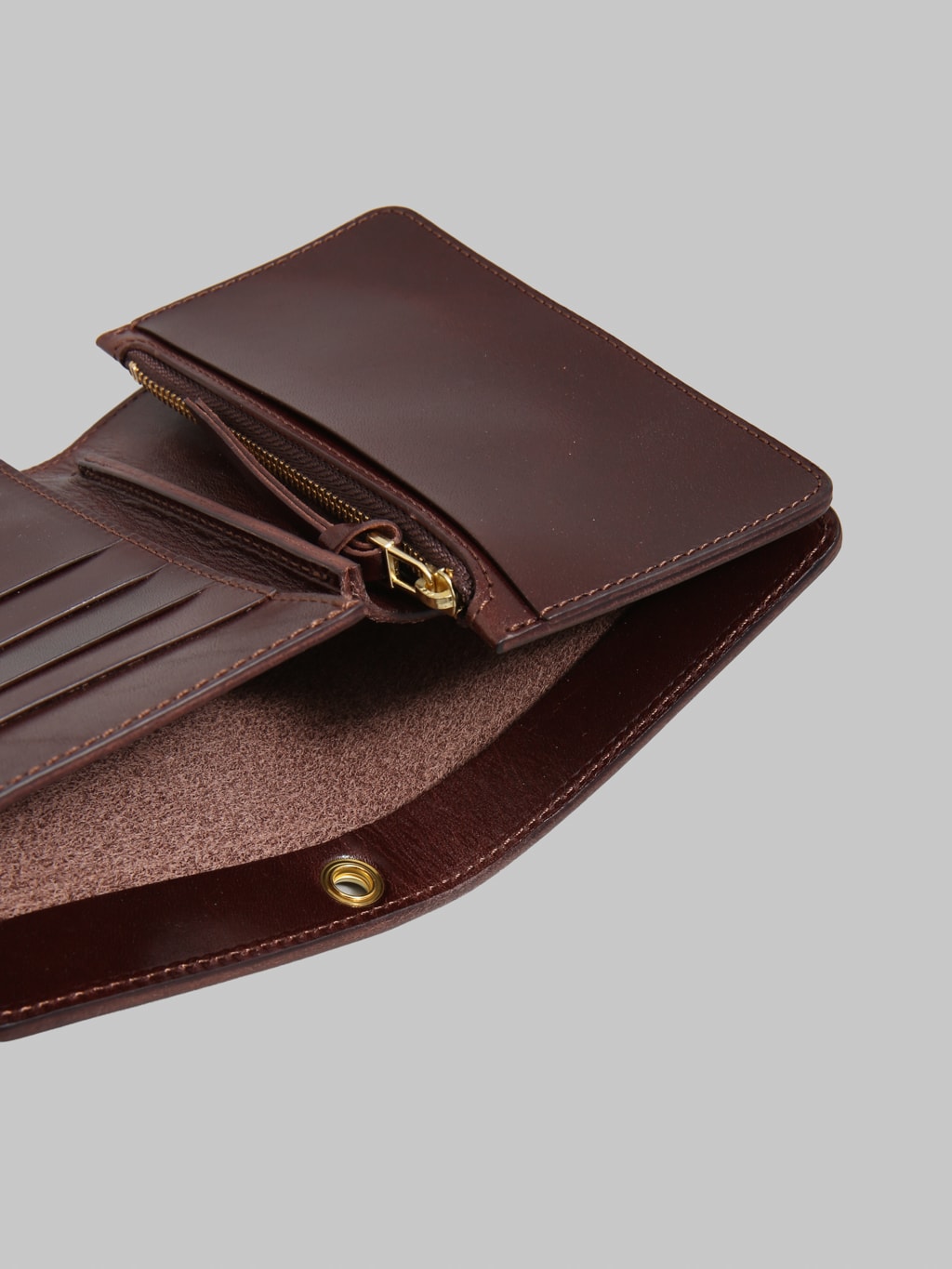 Kobashi Studio Middle Wallet Brown