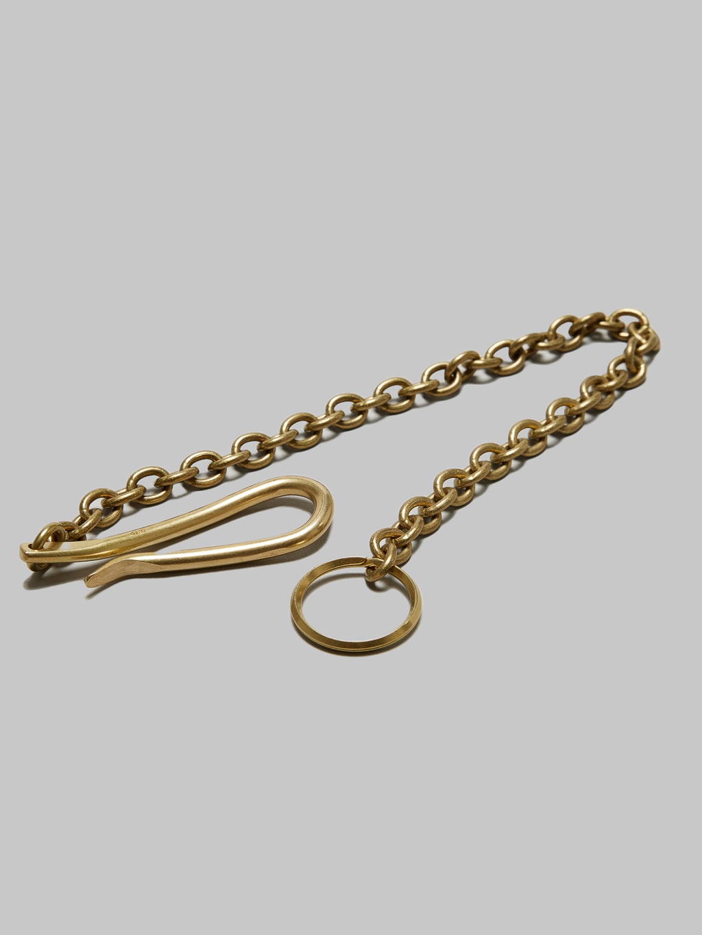 Kobashi Studio Solid Brass Key Chain Oval made in japan