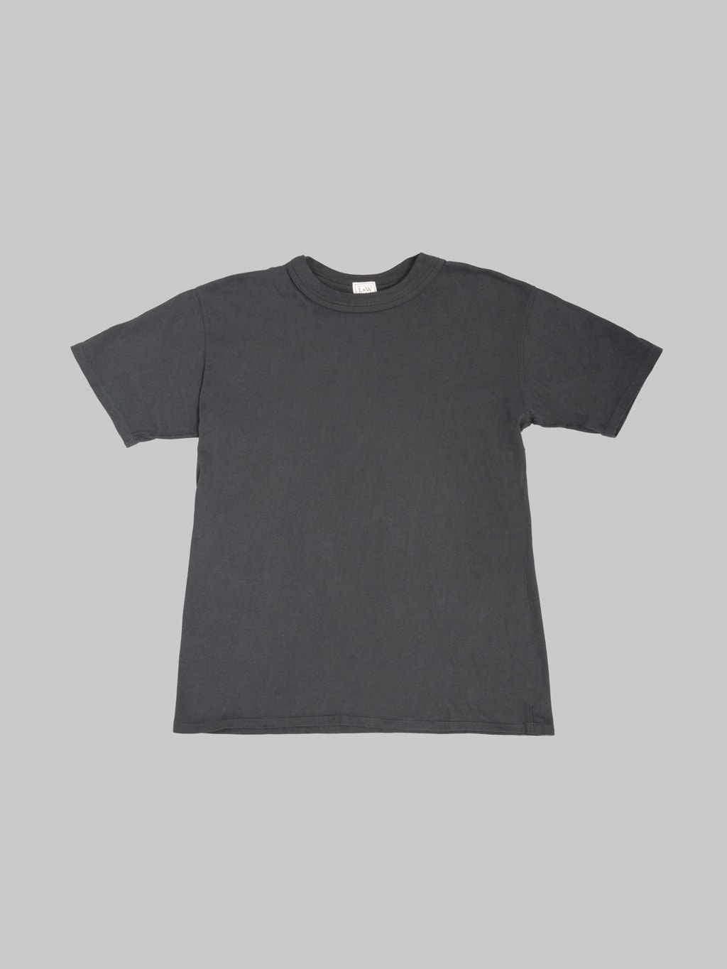 Loop & Weft Loopwheeled Double Binder Crewneck T-Shirt Antique Black