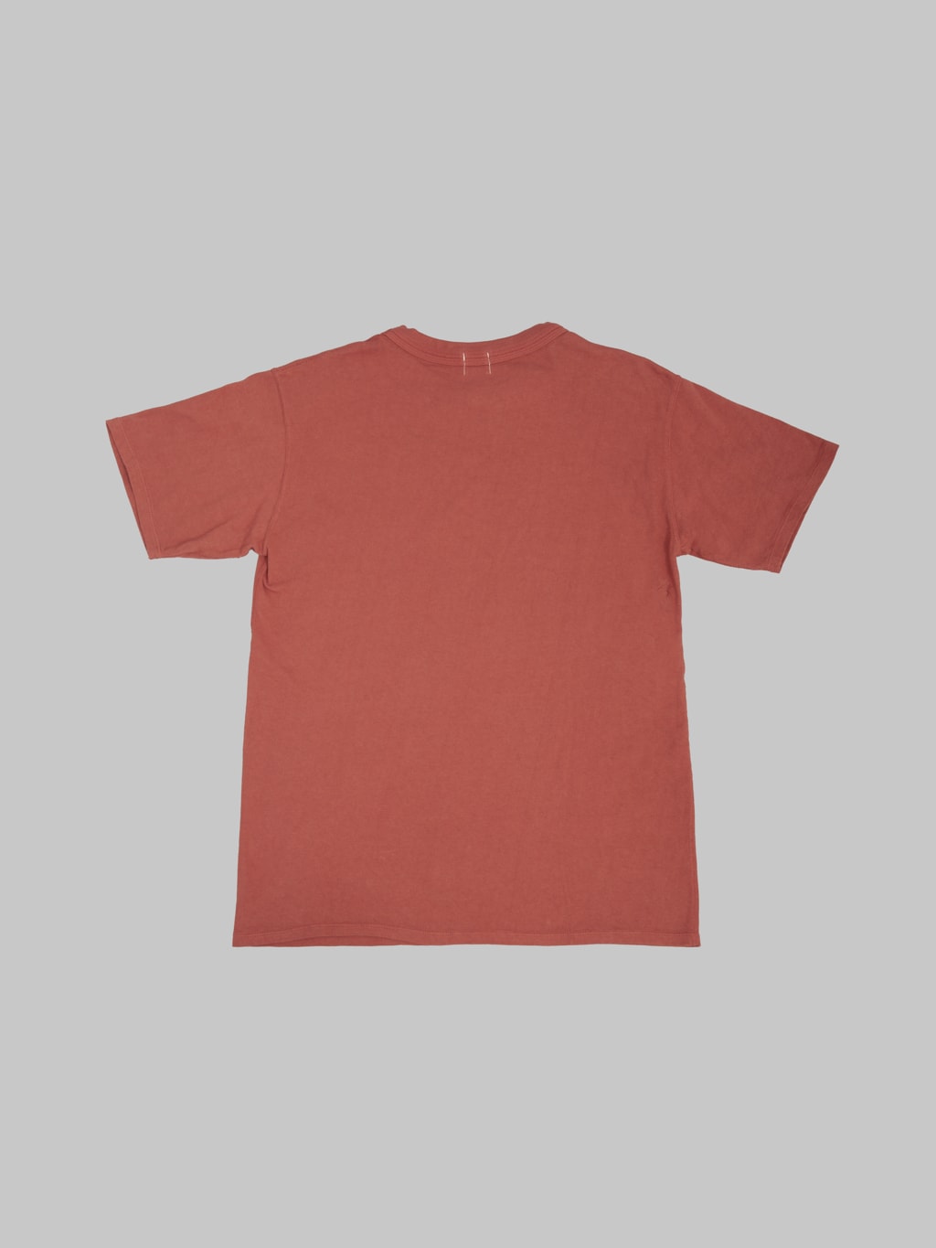 Loop & Weft Loopwheeled Double Binder Crewneck T-Shirt Burgundy
