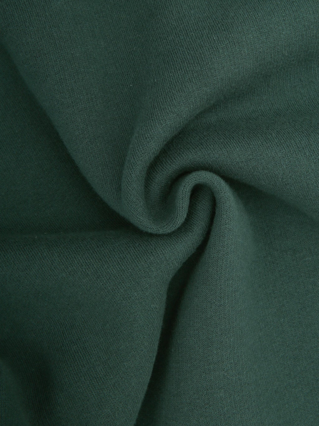 Loop & Weft Super Fluffy Knit Raglan V-Gusset Crewneck Sweatshirt Vintage Forest Green