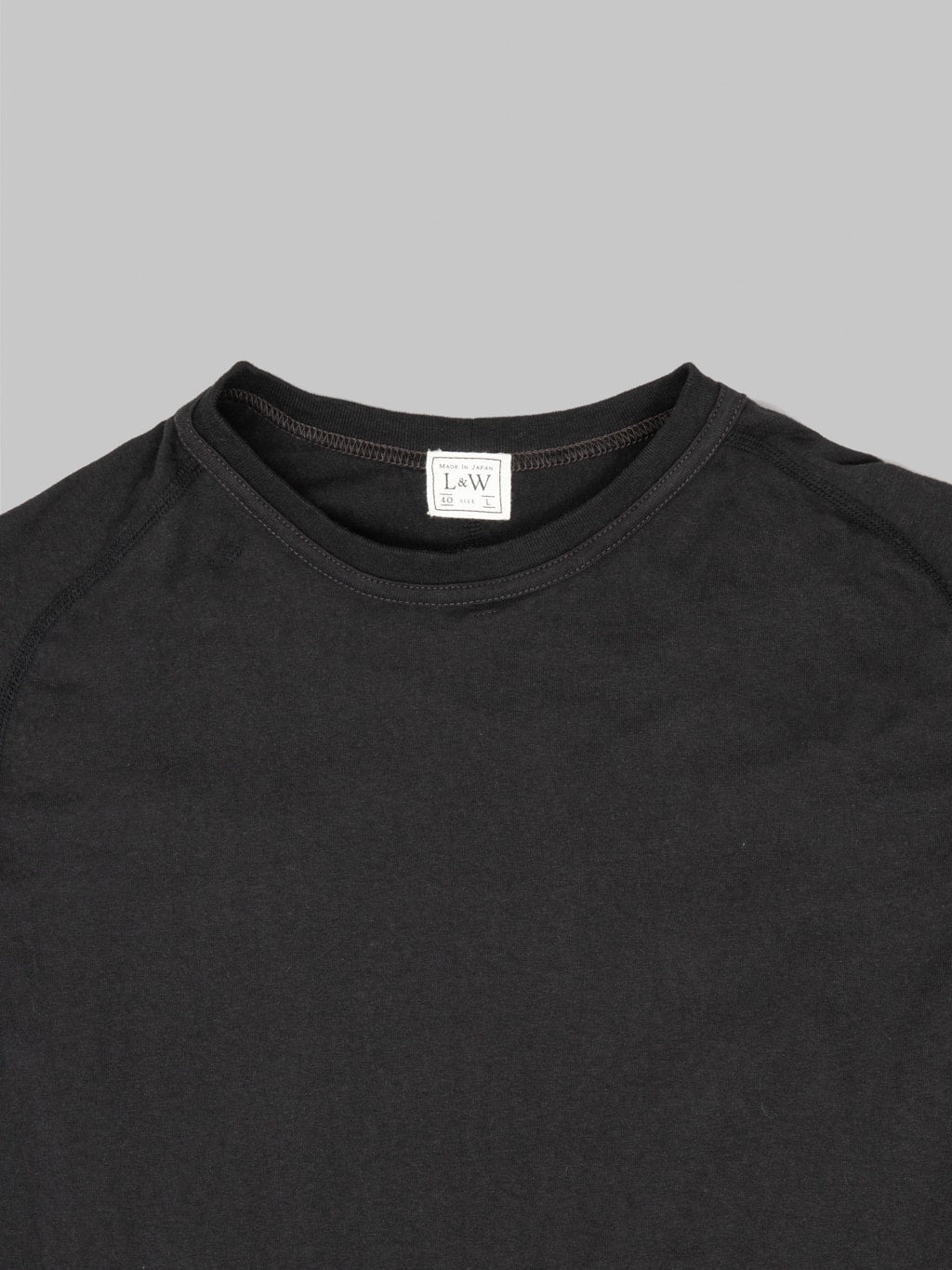 Loop & Weft Supima Cotton Freedom Sleeve Crewneck T-Shirt Royal Black