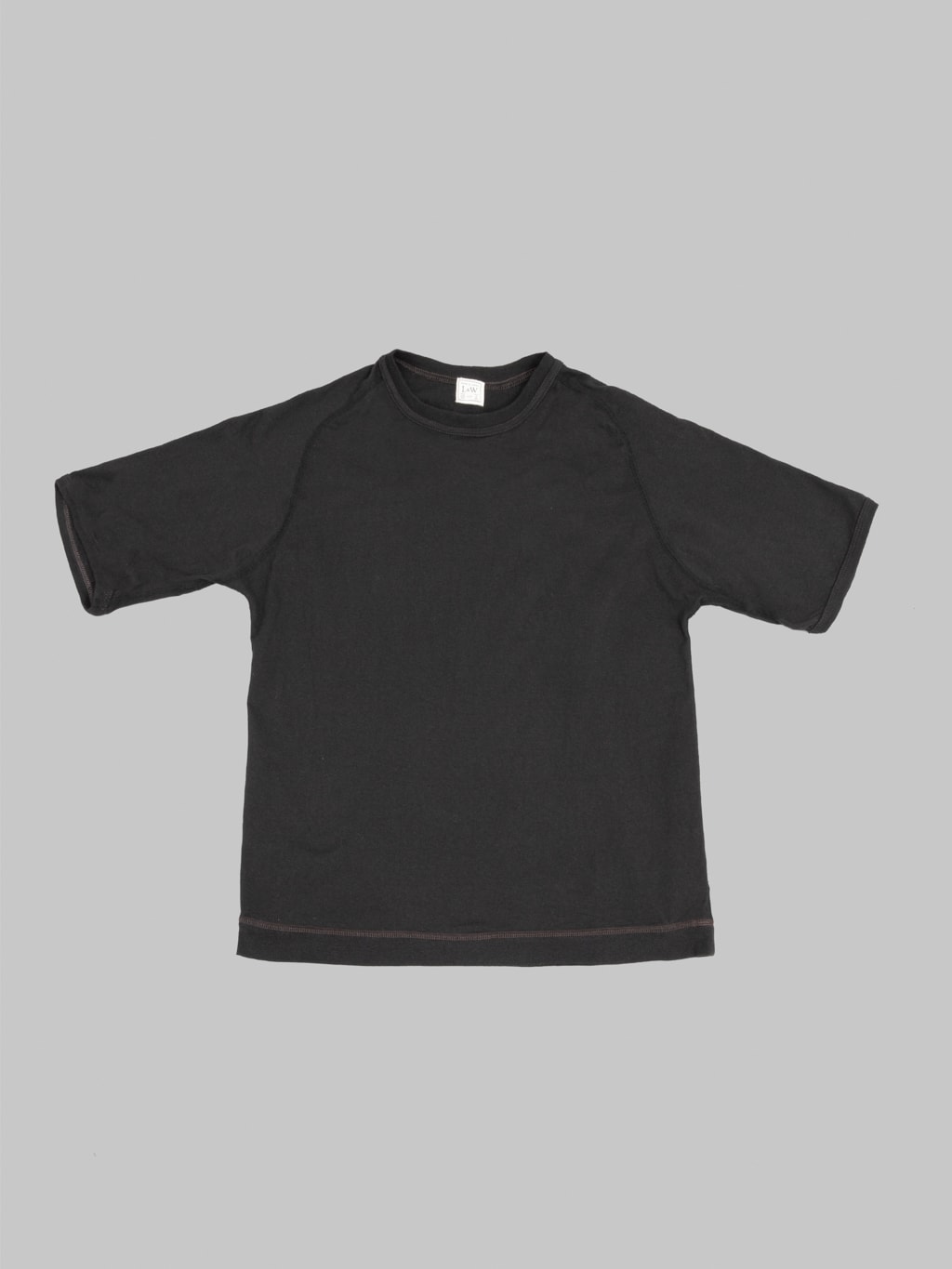 Loop & Weft Supima Cotton Freedom Sleeve Crewneck T-Shirt Royal Black