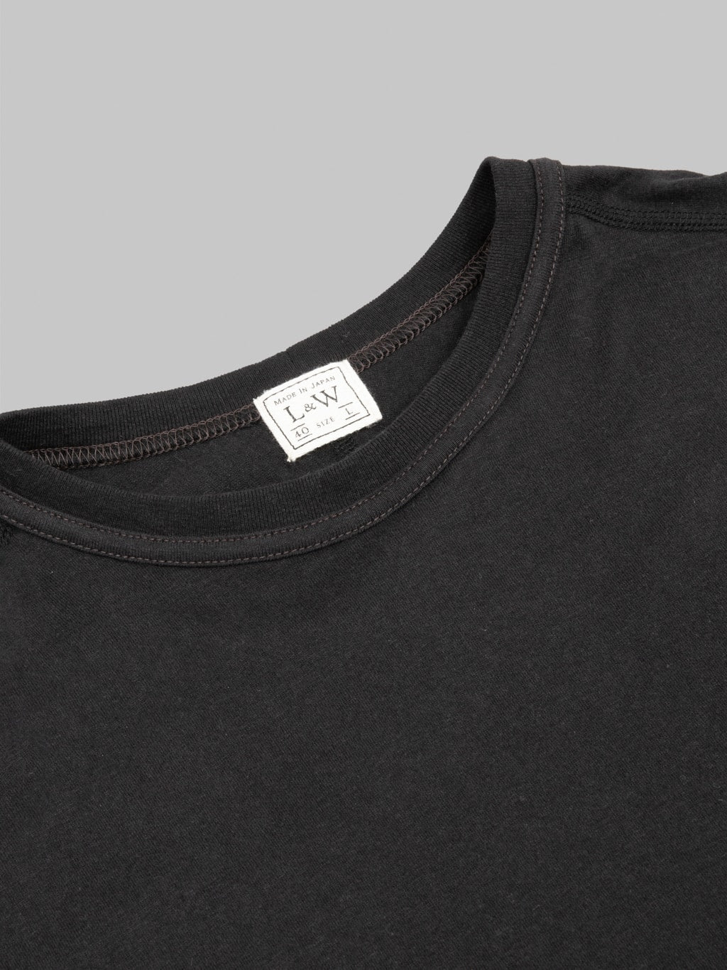 Loop & Weft Supima Cotton Freedom Sleeve Crewneck T-Shirt Royal Black