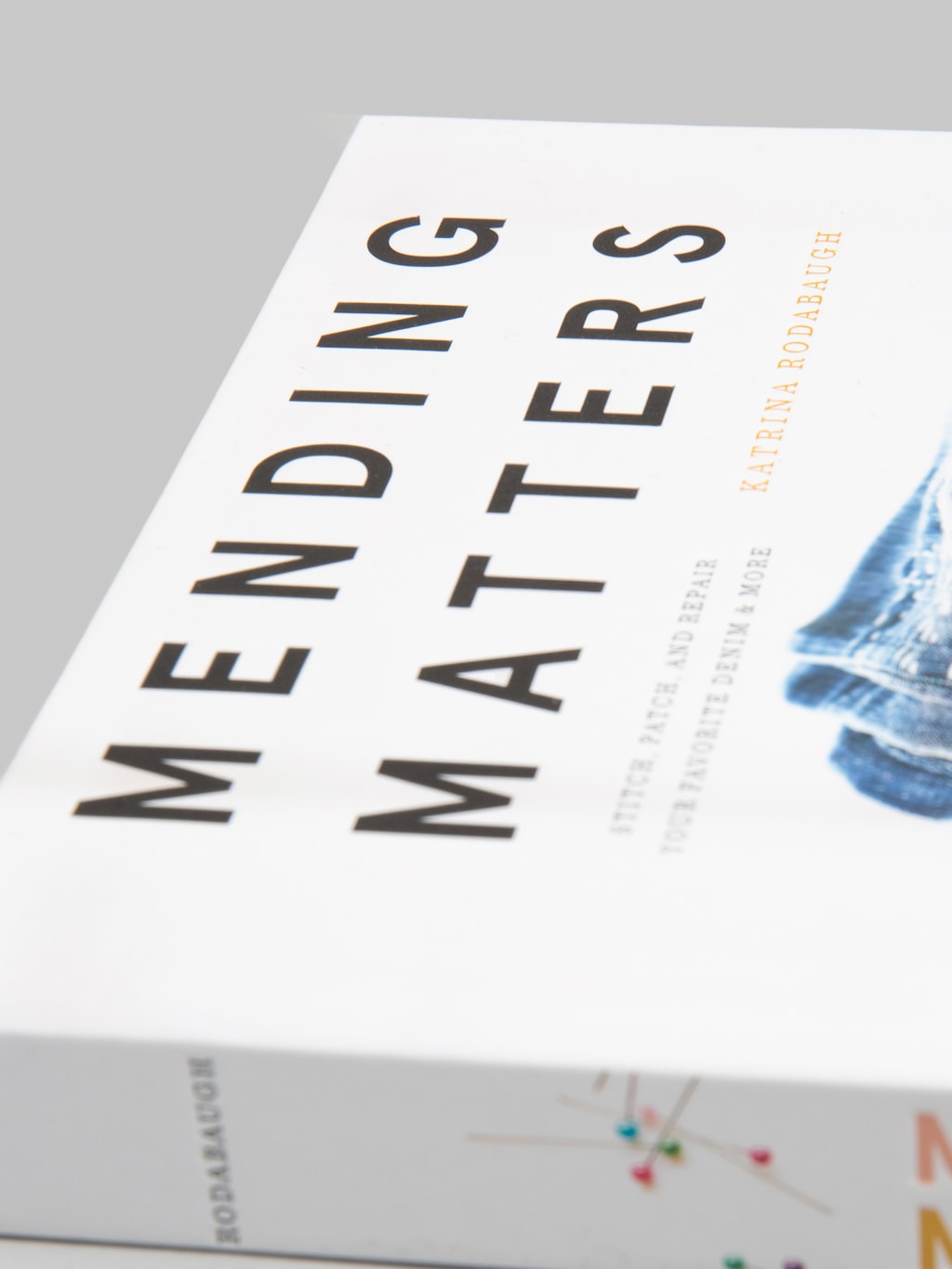 Mending Matters Stitch patch and Repair Your Favorite Denim closeup