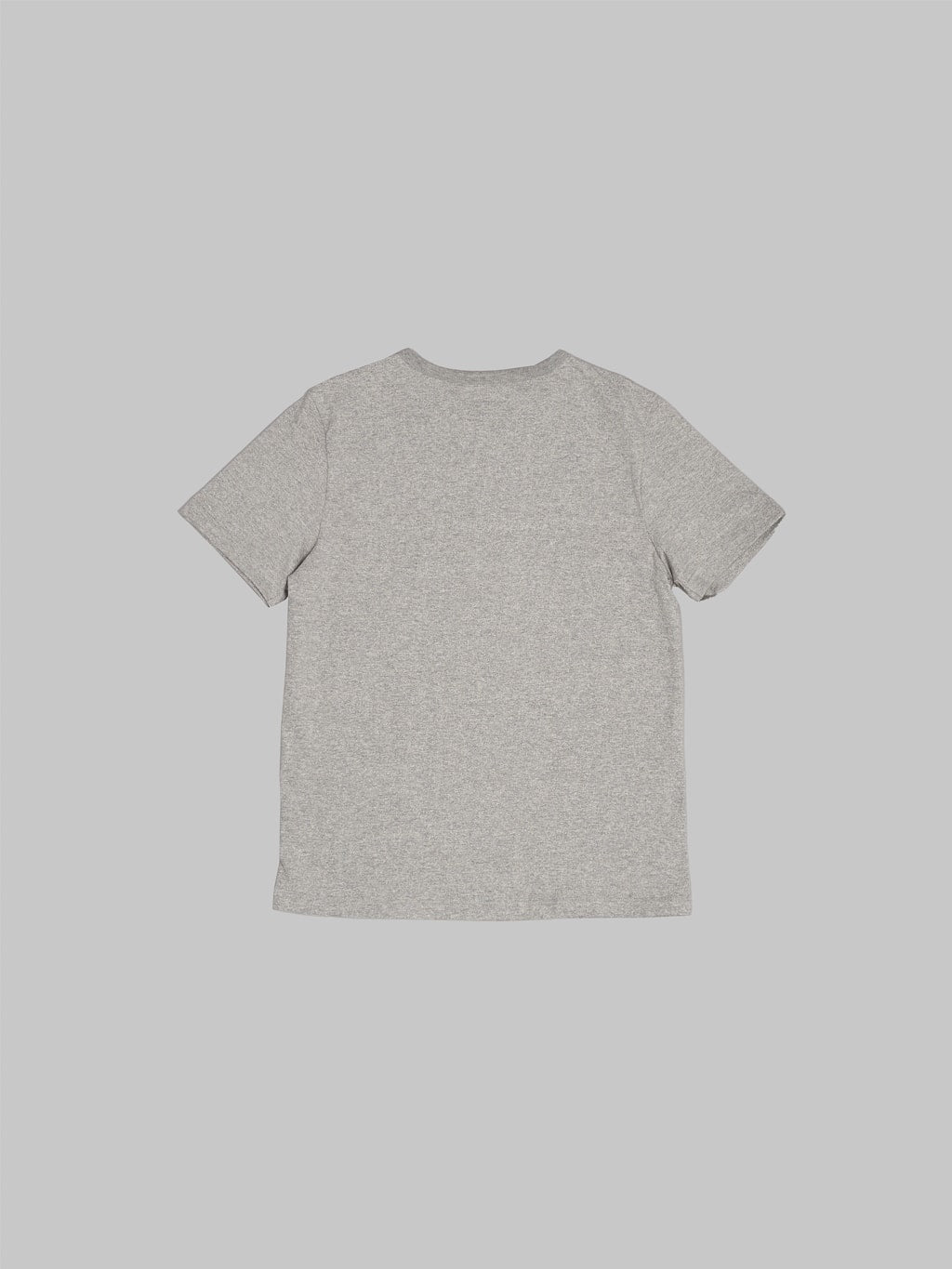 merz b schwanen 215 heavyweight loopwheeled Tshirt classic fit grey back