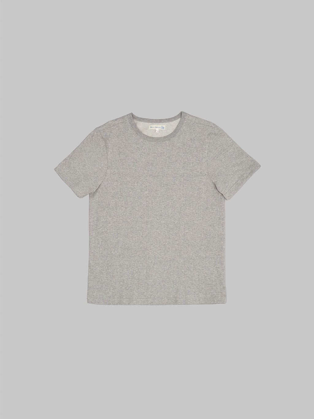 merz b schwanen 215 heavyweight loopwheeled Tshirt classic fit grey front