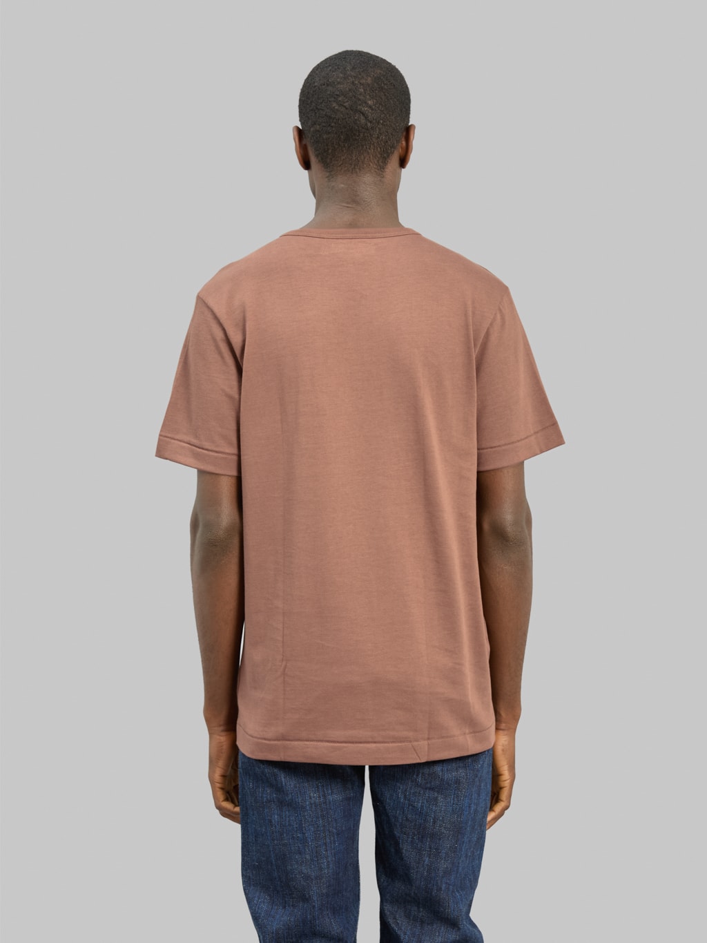 Merz b. Schwanen 2M15 Sturdy Jersey 6.8oz Crewneck Classic Fit T-Shirt Nut