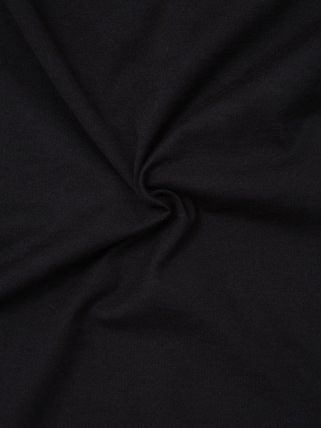 Merz b. Schwanen 2M15C Sturdy Jersey 6.8oz Crewneck Cropped Classic Fit T-Shirt Deep Black