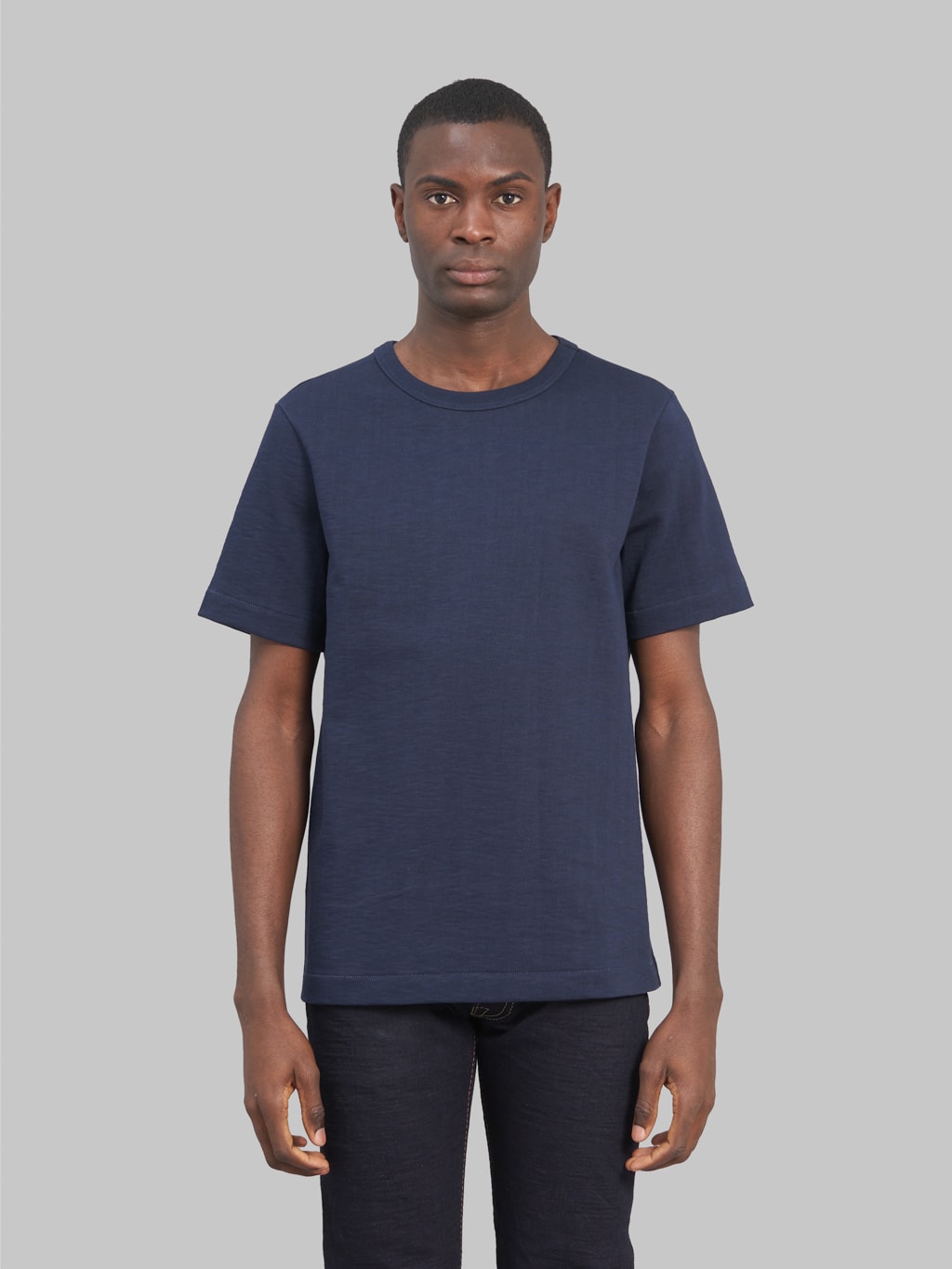 merz b schwanen 2s14 heavyweight loopwheeled relaxed fit tshirt ink blue style