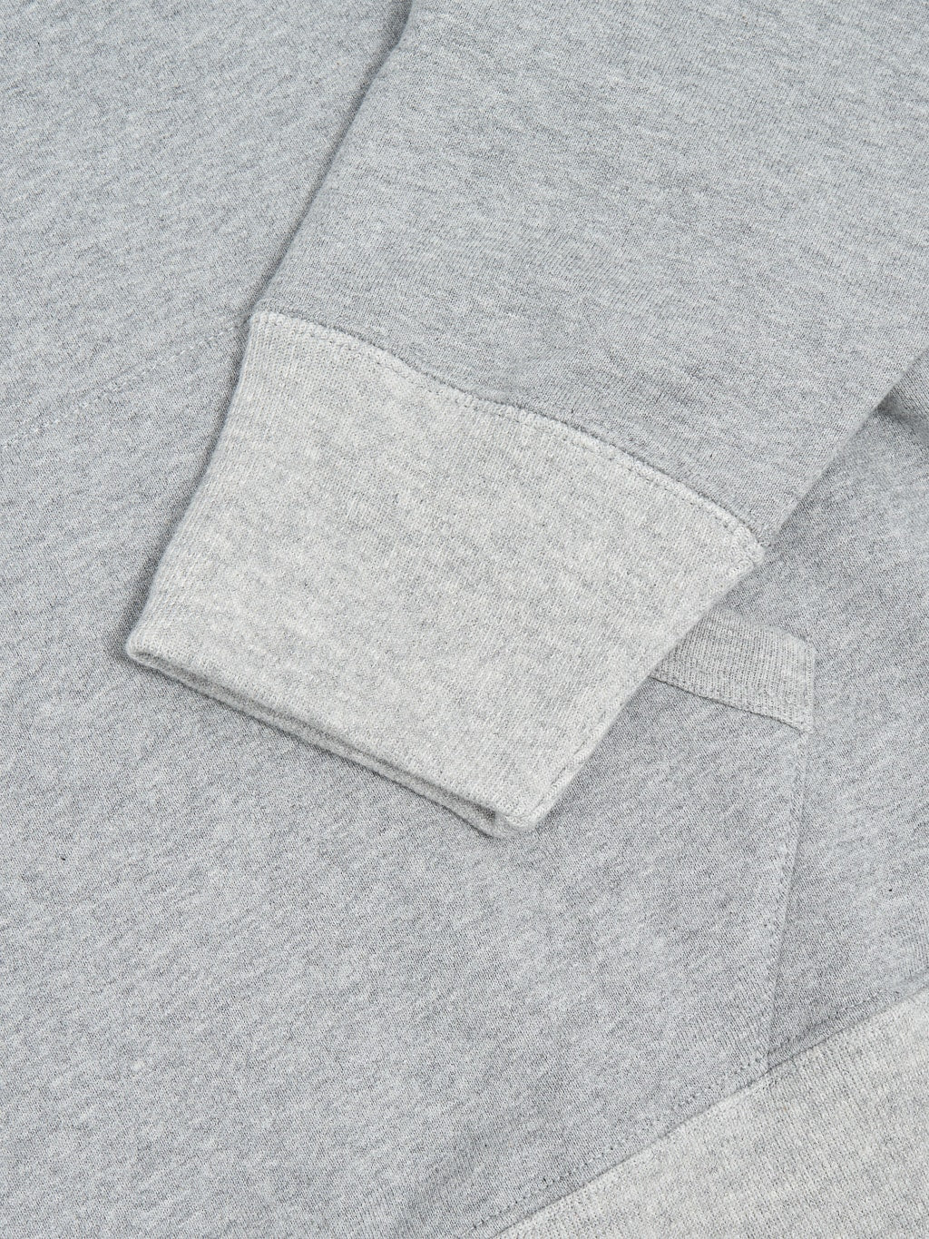 Merz b schwanen loopwheeled hoodie grey elastic cuff