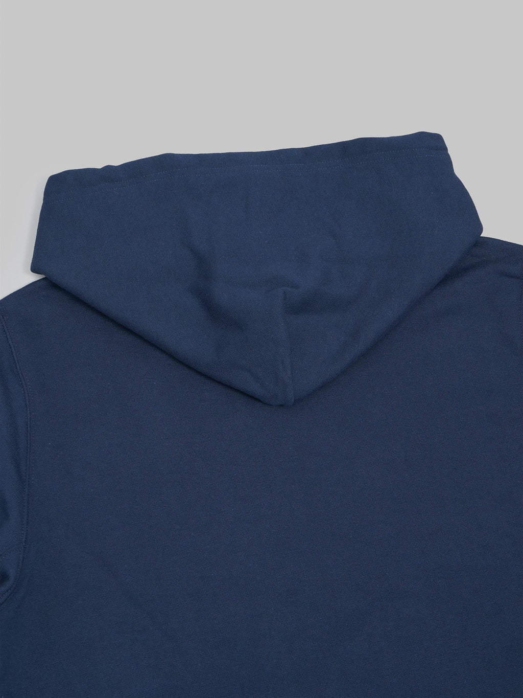 Merz b schwanen loopwheeled hoodie ink blue Drawstring hood