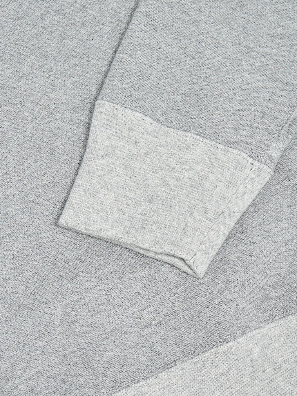Merz b schwanen loopwheeled sweatshirt heavy grey elastic cuff