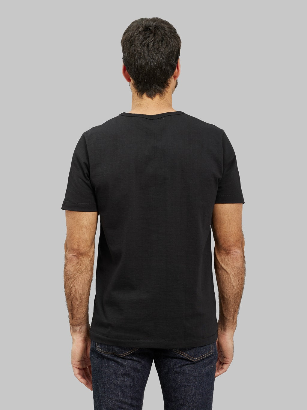 merz b schwanen good originals loopwheeled Tshirt classic fit black back look