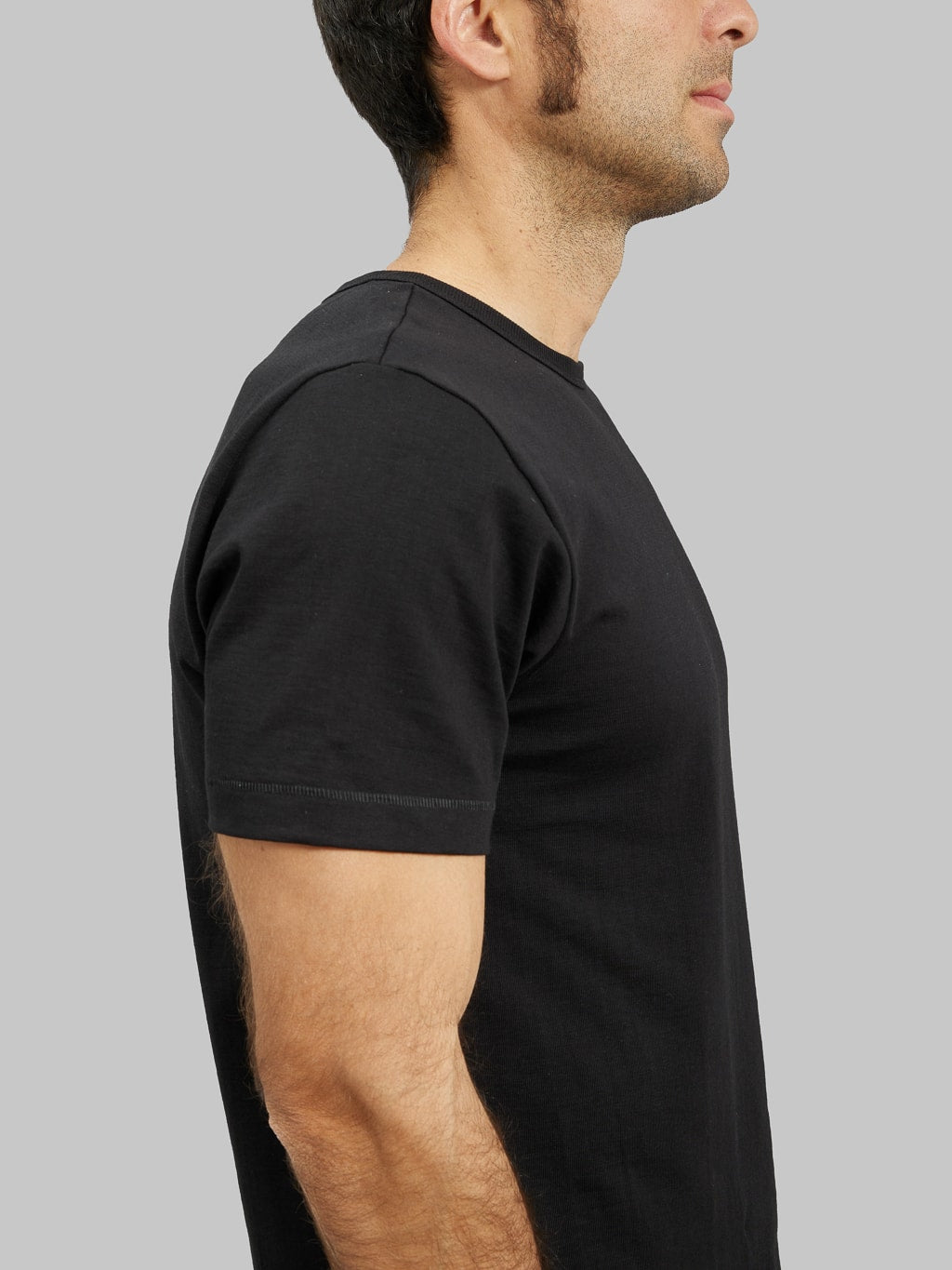 merz b schwanen good originals loopwheeled Tshirt classic fit black sleeve details