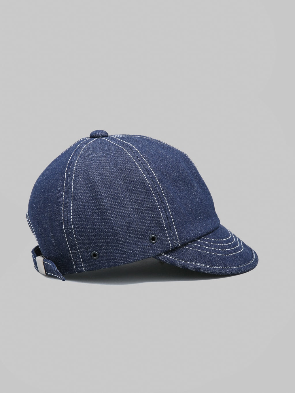 Mighty Shine Bridge Cap Type 2 Indigo Japanese Denim