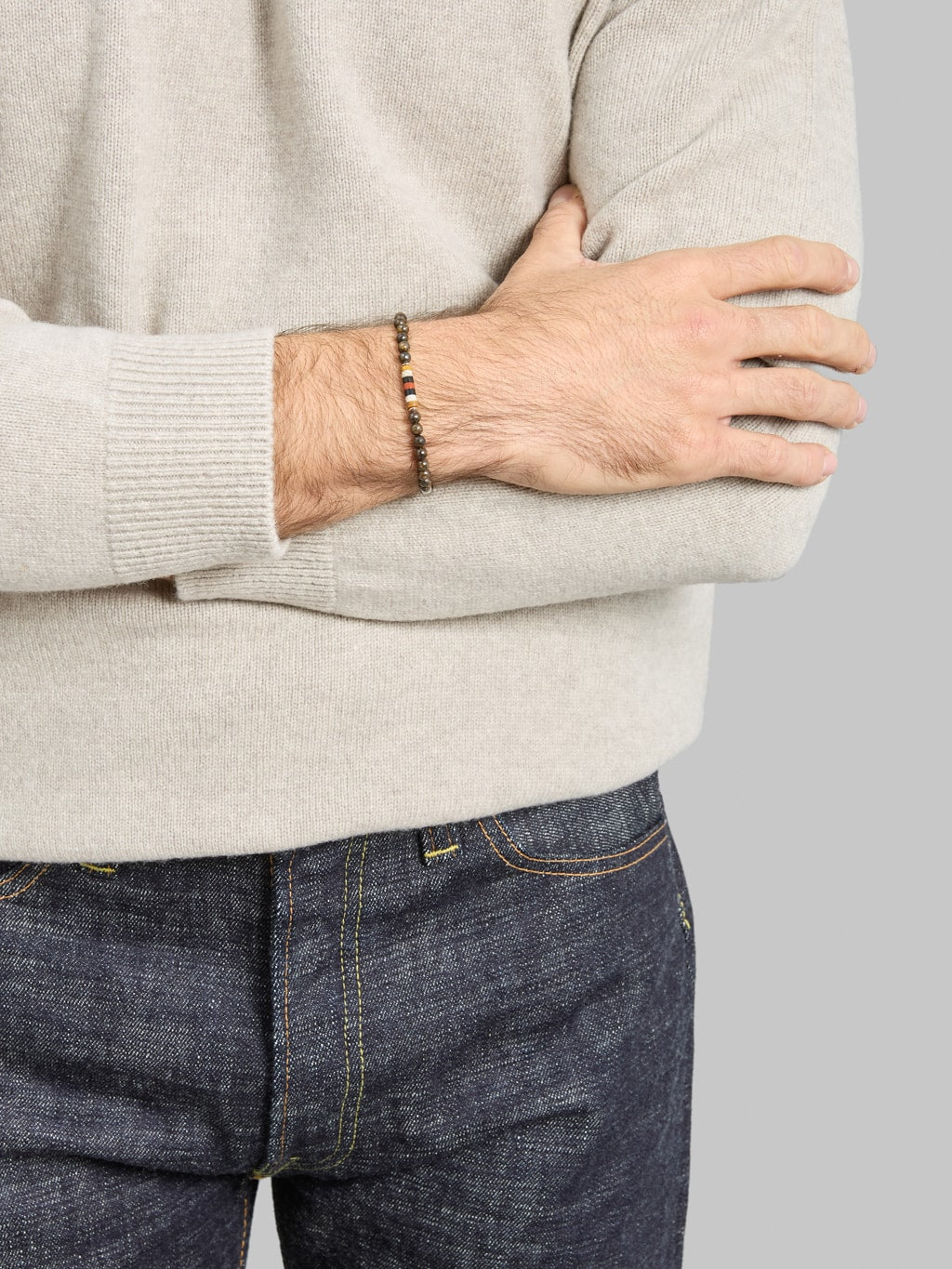 Mikia 4mm Stone Bracelet Bronzite