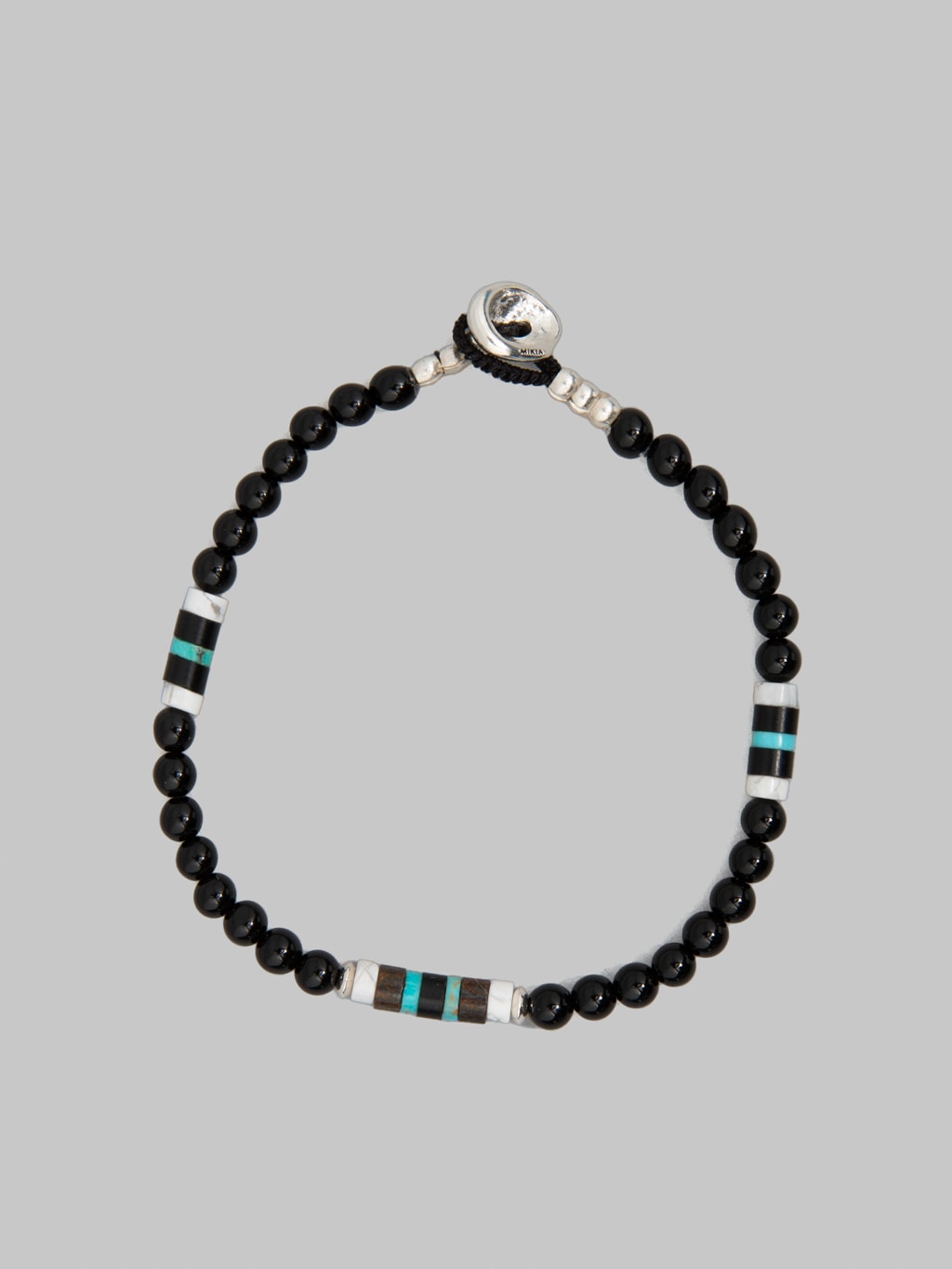 Mikia 4mm Stone Bracelet Onyx