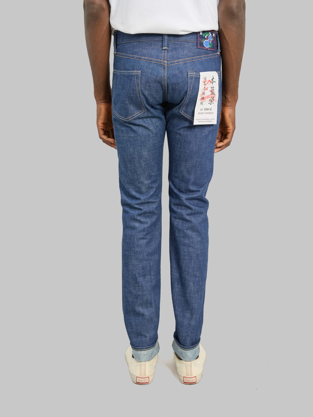 Momotaro 0306-AI 13.5oz "Natural Indigo Aizome" Hand Dyed Tight Tapered Jeans