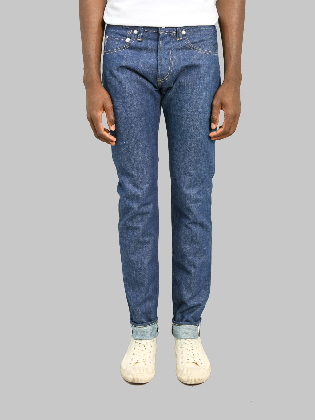 Momotaro 0306-AI 13.5oz "Natural Indigo Aizome" Hand Dyed Tight Tapered Jeans