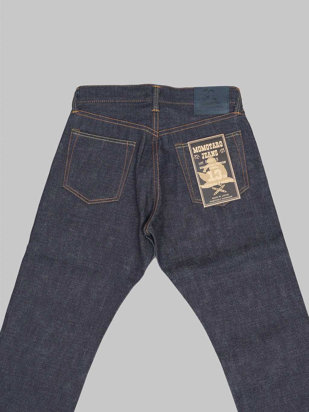 momotaro 0605 13 indigo jeans natural tapered 13oz made in japan