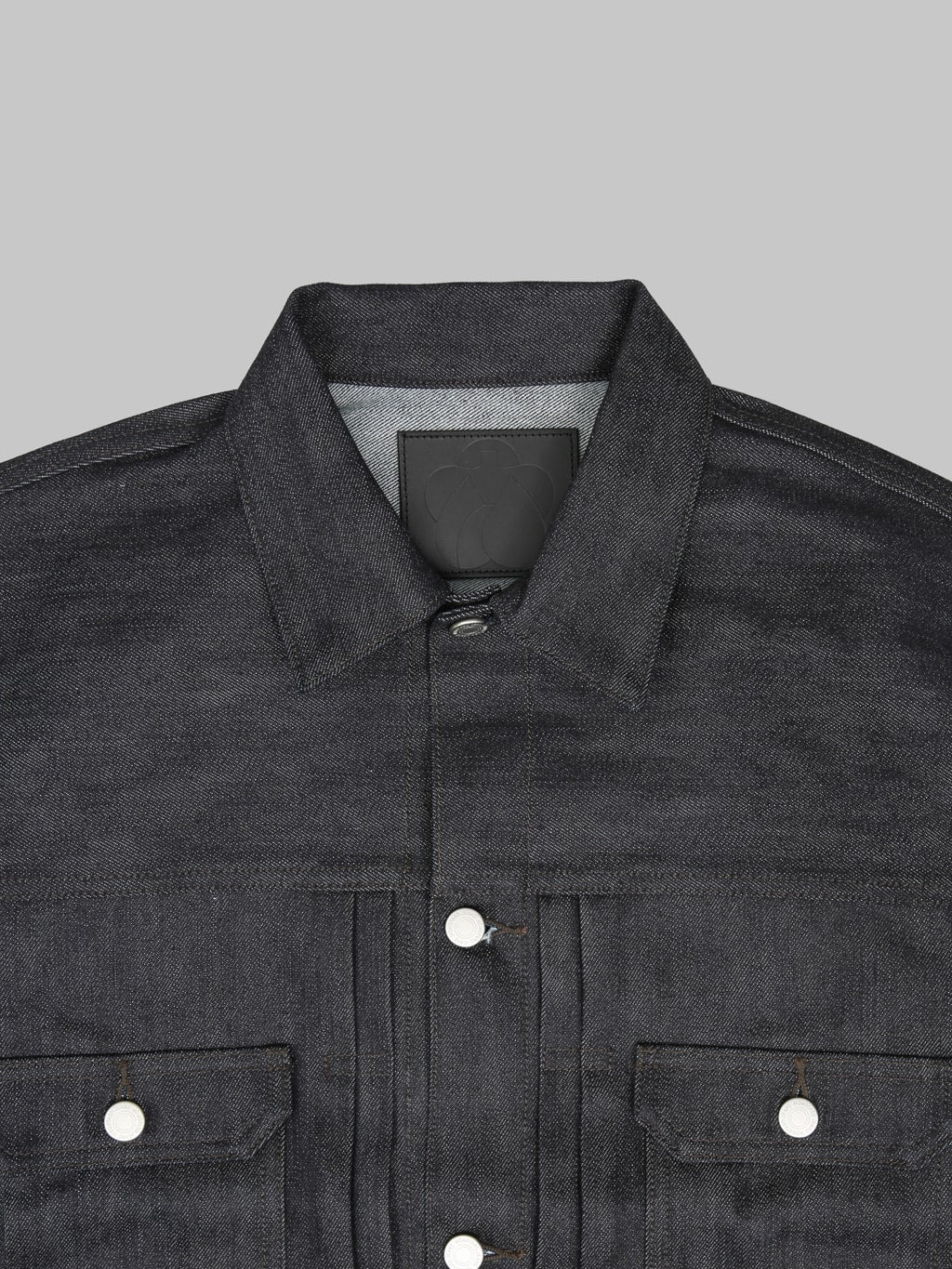 Momotaro Jeans MMGJ0302 #002 Cashmere Denim Jacket Type II front pockets
