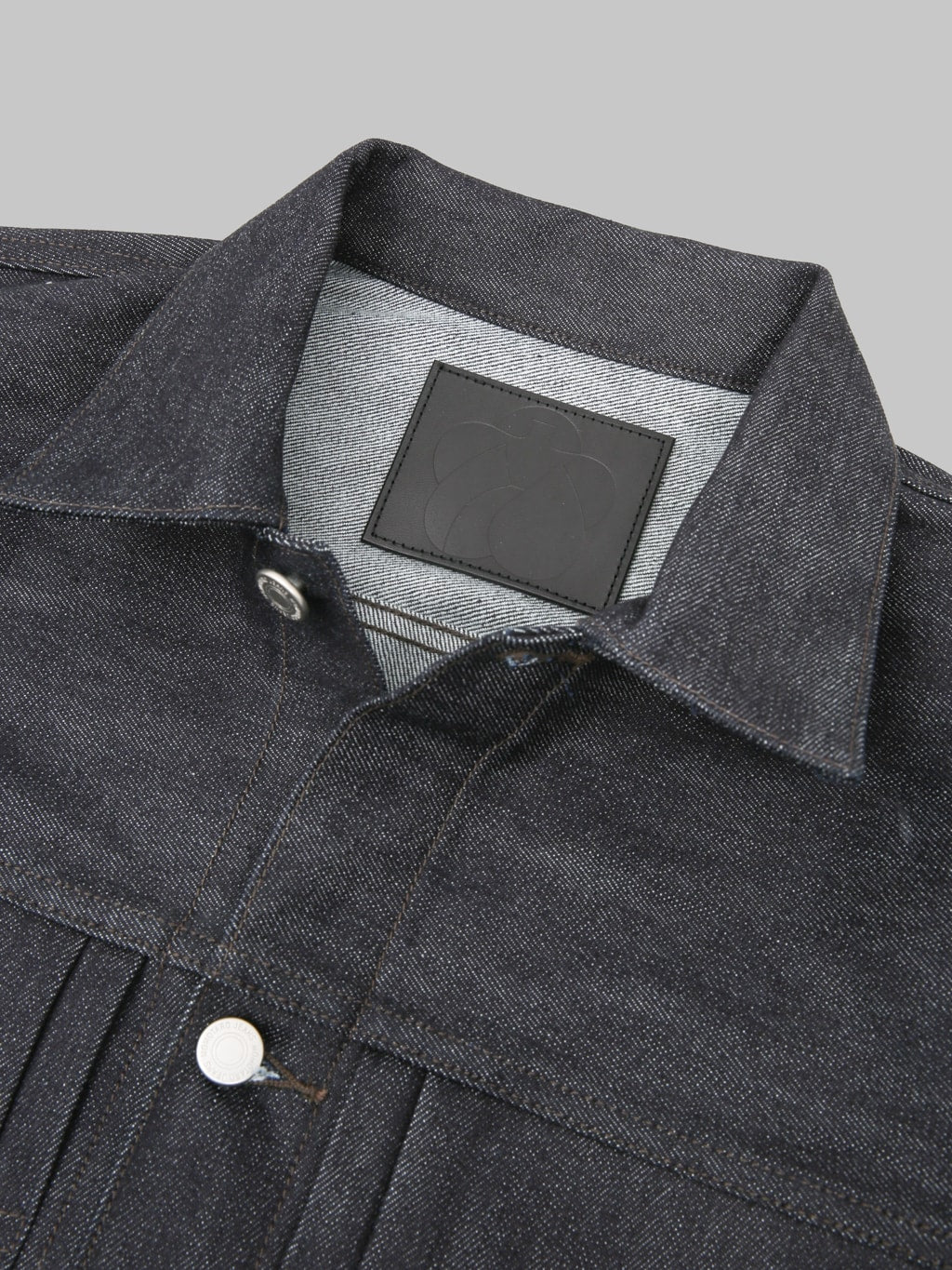 Momotaro Jeans MMGJ0302 13.7oz #002 "Cashmere" Denim Jacket Type II leather patch