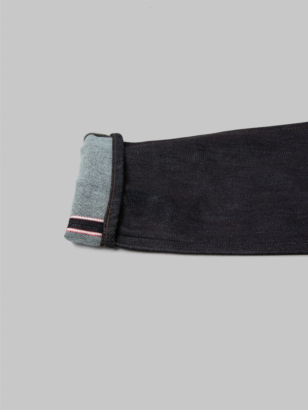 momotaro 200 cashmere straight selvedge jeans weft