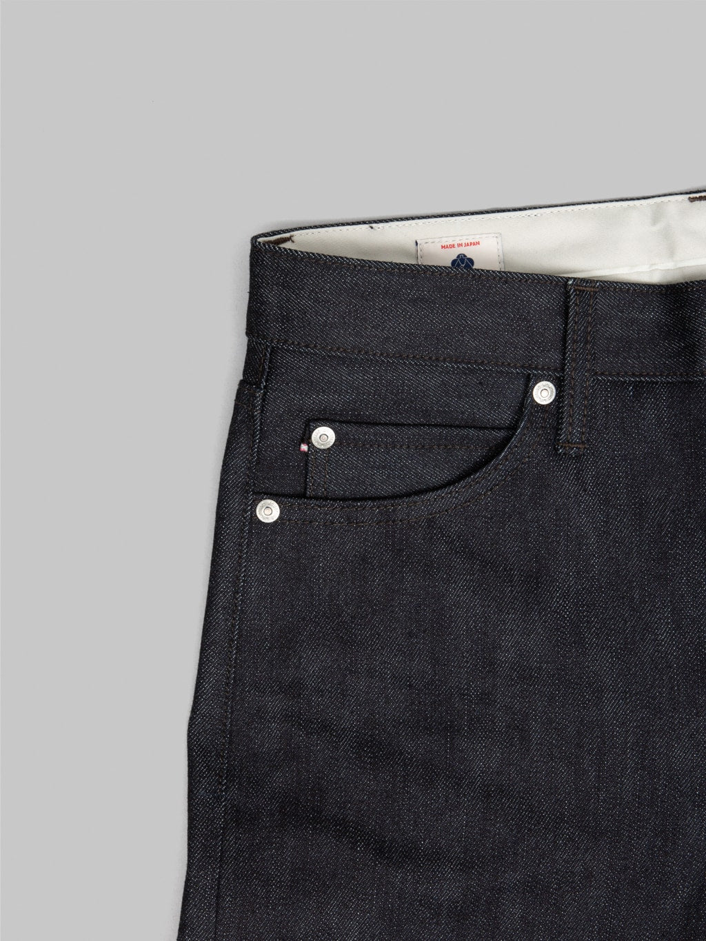 momotaro 200 cashmere straight selvedge jeans coin pocket