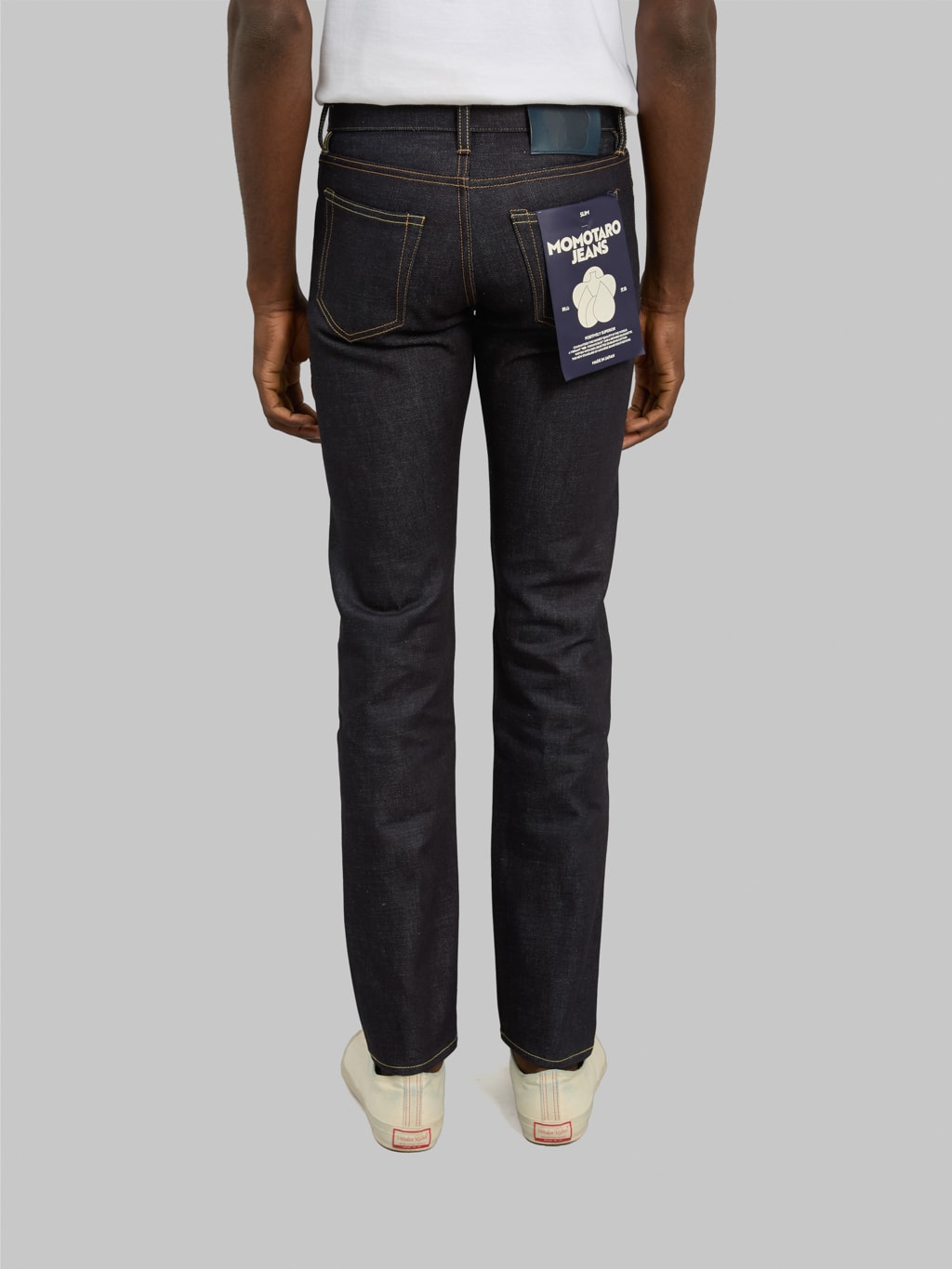 momotaro 300 standard slim selvedge jeans back fit