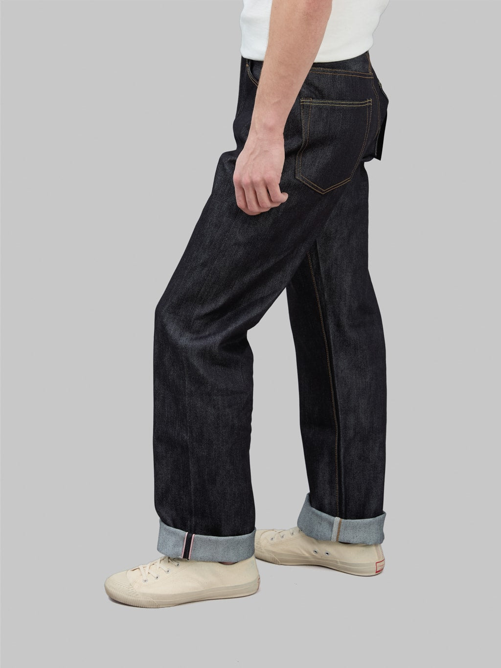 momotaro 15oz 100 silk straight selvedge jeans fitting