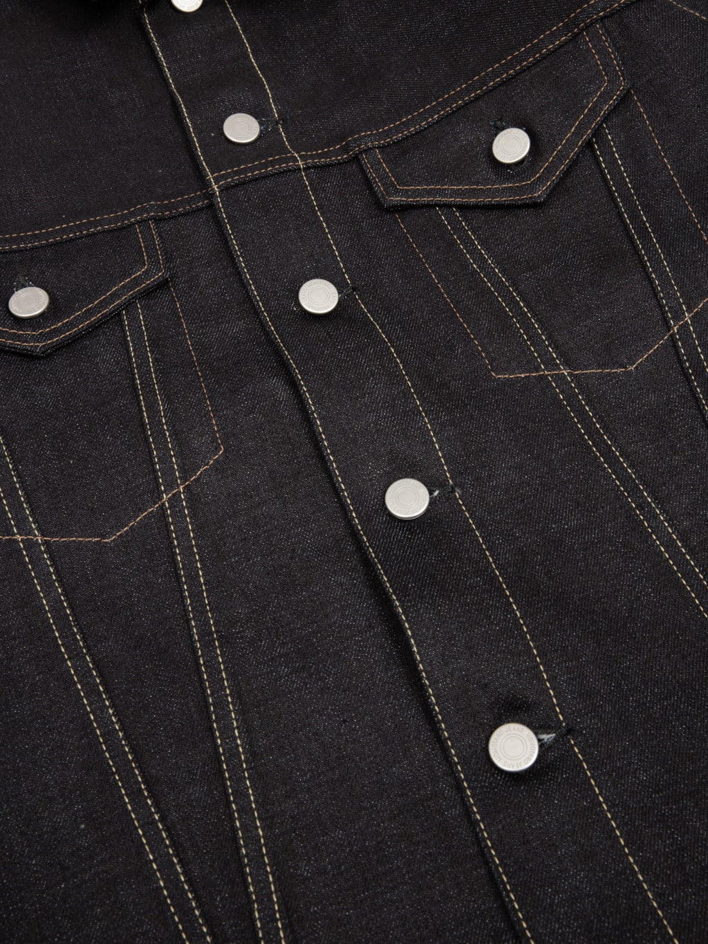 momotaro jeans 003 standard denim type 3 jacket front details