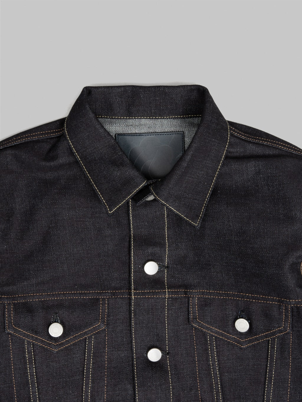 momotaro jeans 003 standard denim type 3 jacket chest pockets