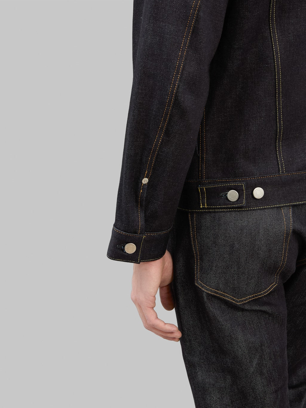 momotaro jeans 003 standard denim type 3 jacket cuff