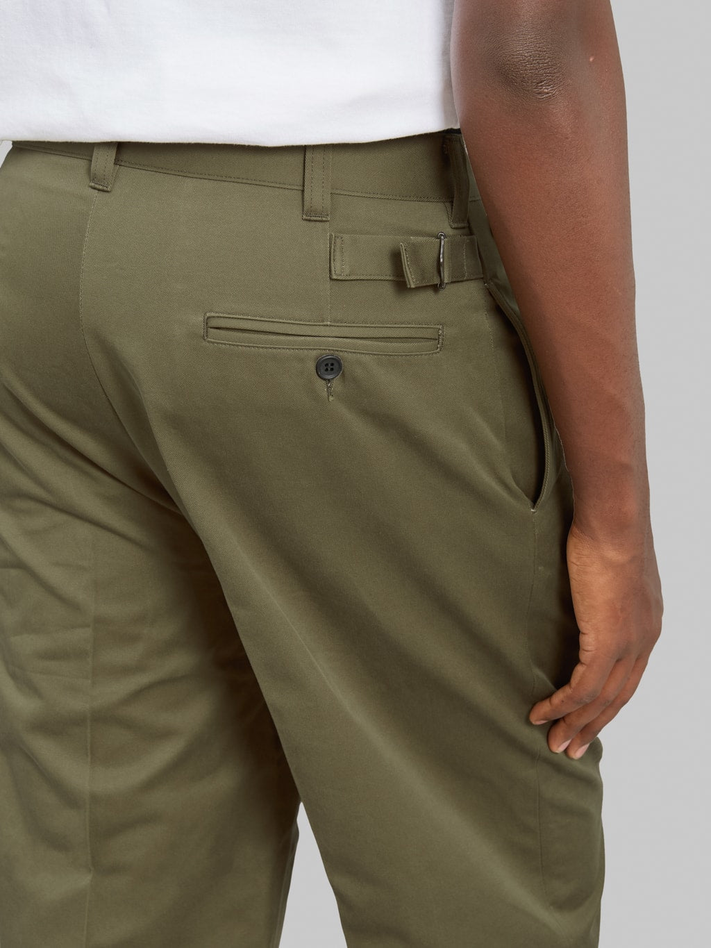 Momotaro Jeans MMPT6007 Westpoint Trousers Khaki