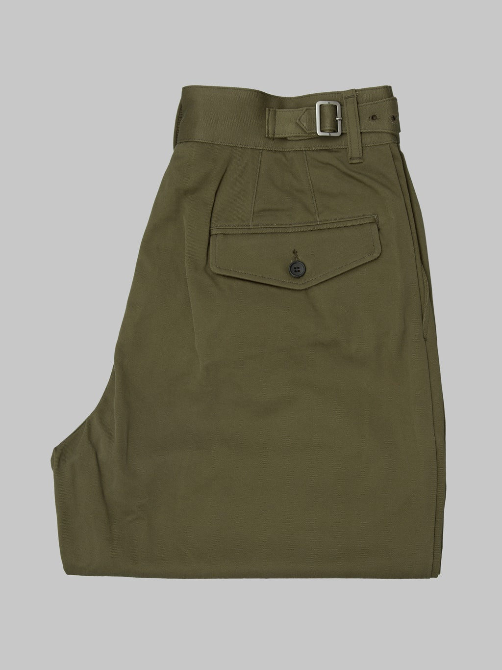 Momotaro Jeans MMSP6000 Westpoint Wide Shorts Khaki