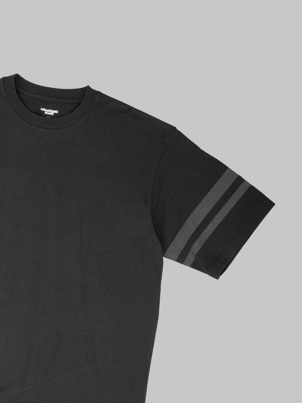 Momotaro Jeans MXTS1035 Zimbabwe Cotton T-Shirt Black