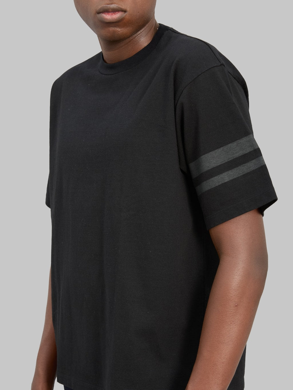 Momotaro Jeans MXTS1035 Zimbabwe Cotton T-Shirt Black