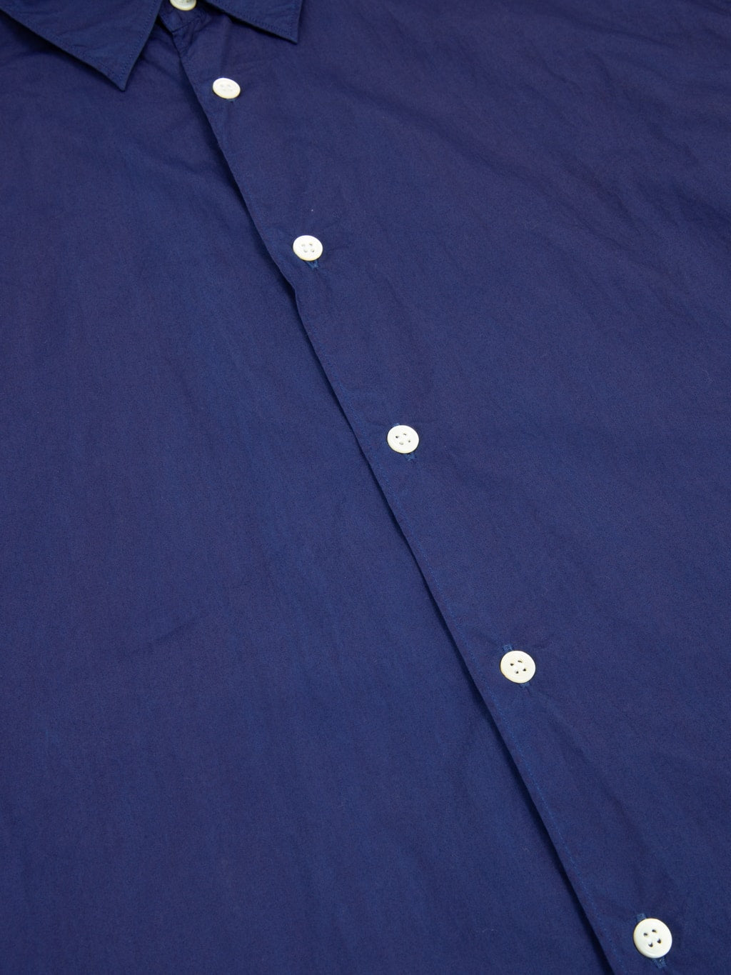 momotaro jeans natural indigo broad long sleeve shirt buttons