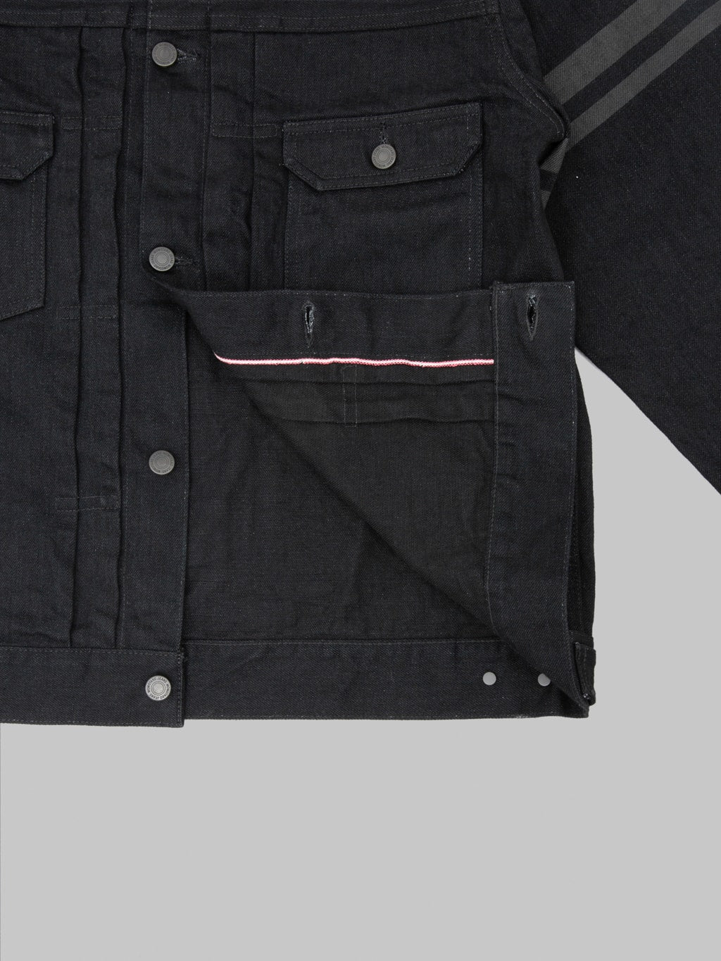 Momotaro MMGJ1102 15.7oz #002 "Classic" Denim Type II Jacket Black