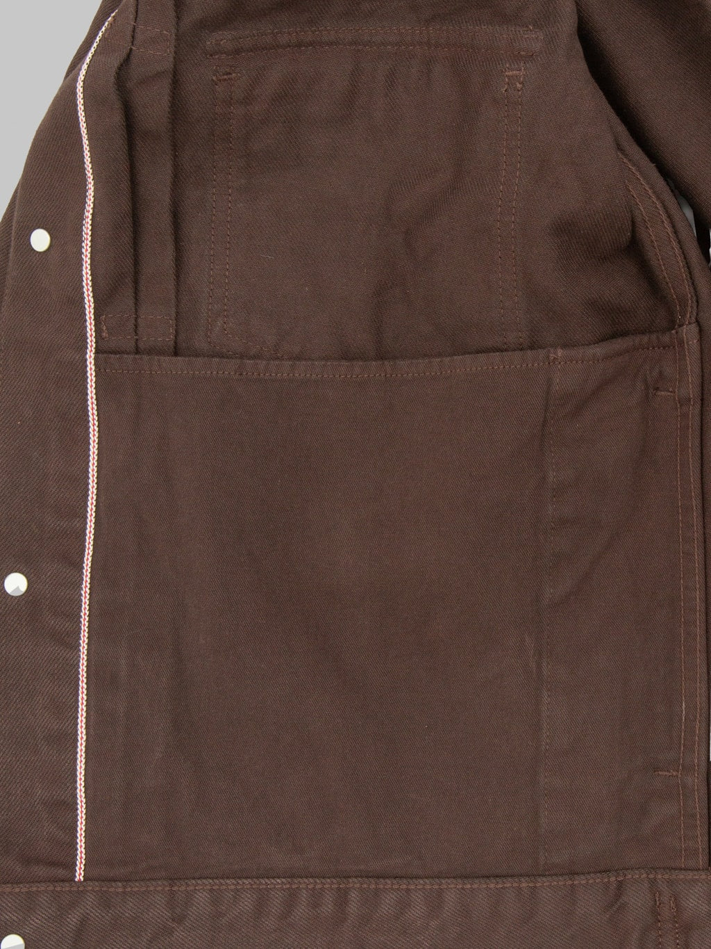 Momotaro MMGJ6000 15oz #002 "Onigurumi Dyed" Type II Jacket Brown